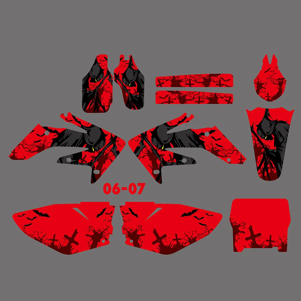 Наклейки для защиты мотоцикла Honda CRF250R CRF250 CRF 250 250R R 2006 2007