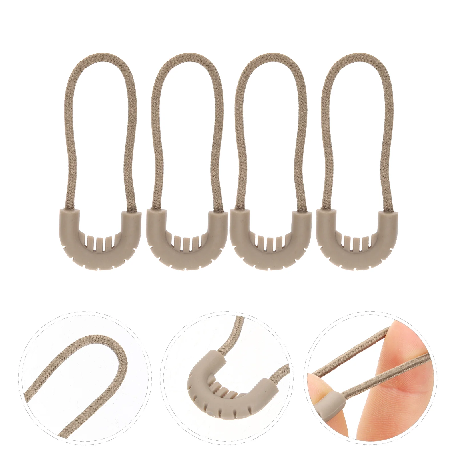 

20Pcs Zipper Pulls Zipper Cord Extender for Backpacks Luggage Purses Handbags