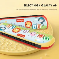 16 hole harmonica musical instrument early education toy cartoon pattern childrens colorful music toy childrens educational