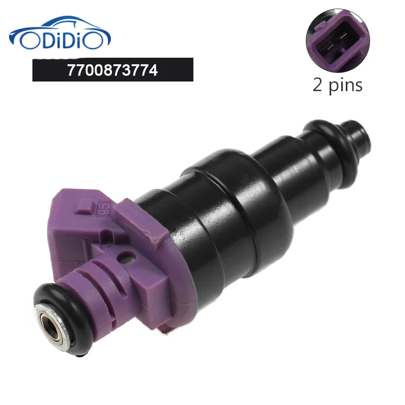 

2 контакта 7700873774, форсунка топливного инжектора для Renault Kango Clio 1,2 1,4