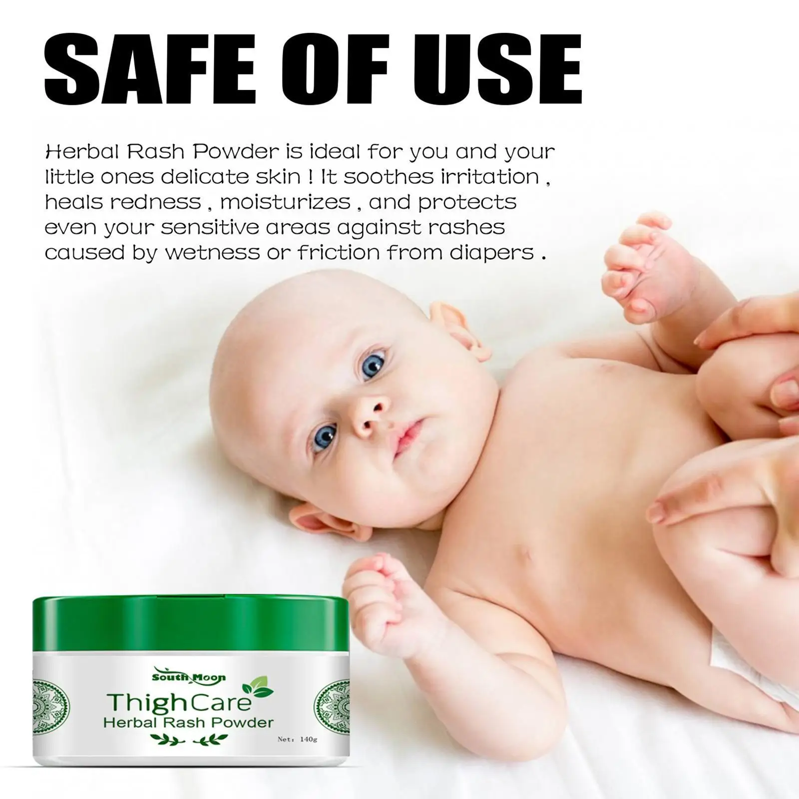 

Herbal Rash Powder Rash Relieve Itch Antiinflammatory Powder Irritation Heals Vitamins, Rich In Herbal Anti-itch Redness So M6M9