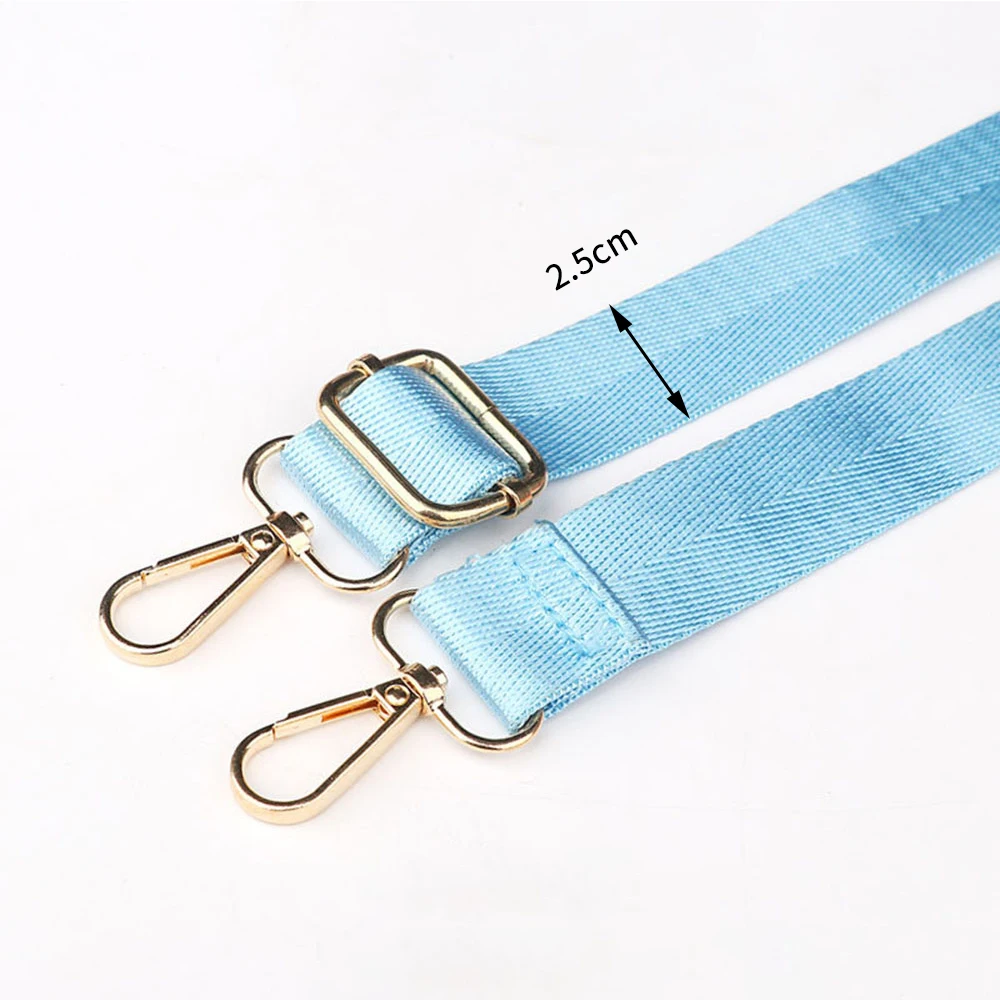 Rainbow Color Strip Wide Shoulder Straps Adjustable Ladies Ethnic Style Braided Belt Body Purse Diagonal Suspender Bag Accessory