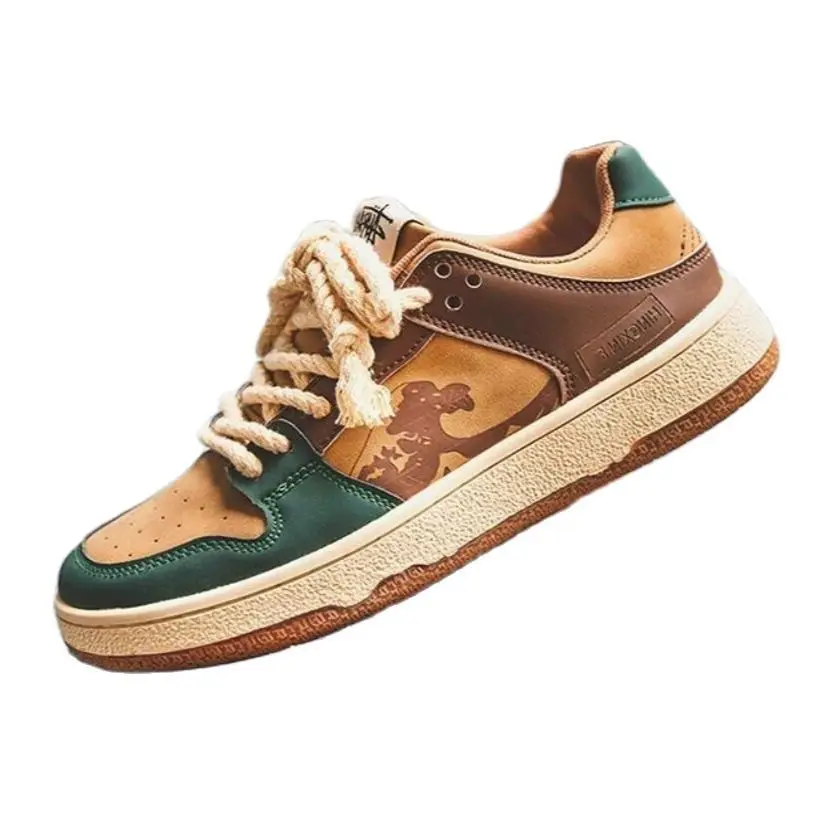 

Мужские кроссовки для бега, черные дышащие кожаные кроссовки разных цветов, повседневная обувь для весны и осени, 2022