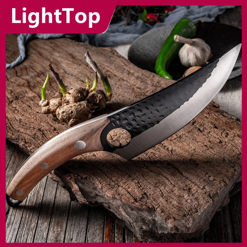 

Butcher Knife Handmade Forged Stainless Steel Kitchen Chef Boning Knifes Fishing Knife Meat Cleaver Meat Cleaver Hunting Knives