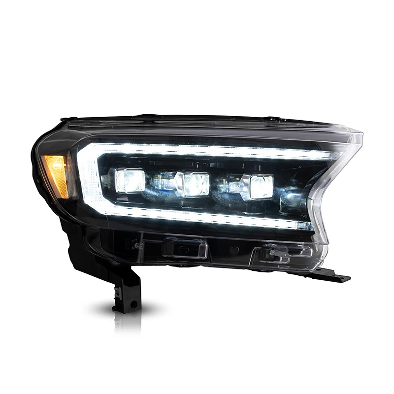 

Pair of Car Headlight Assembly For Ford Ranger headlight 2015-up Car Front Light Plug&Play Auto LED Head Lamp System