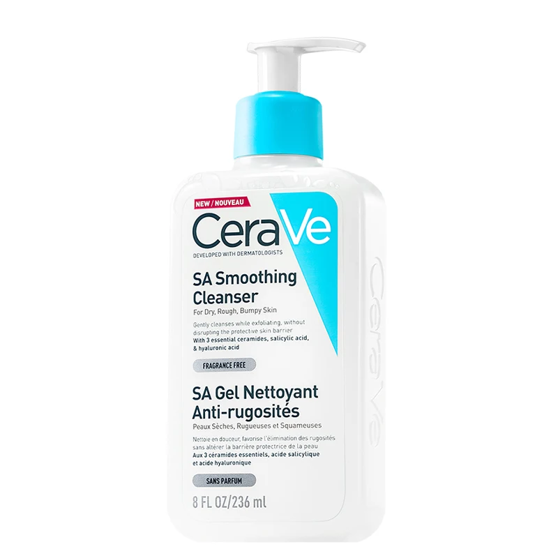 

CeraVe Salicylic Acid Foaming Gel Cleanser for Smooth Skin SA Cleanser Removing Oil Exfoliate Non-irritating Moisturizing 236ml