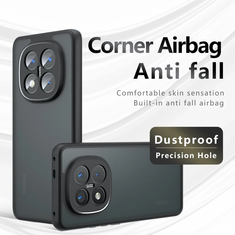 Для Xiaomi Redmi Note 14 Pro Чехол с рамкой из ТПУ чехол 3D интегрированной кнопкой