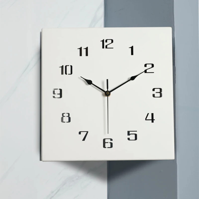 Деревянные цифровые настенные часы Эстетические современные роскошные