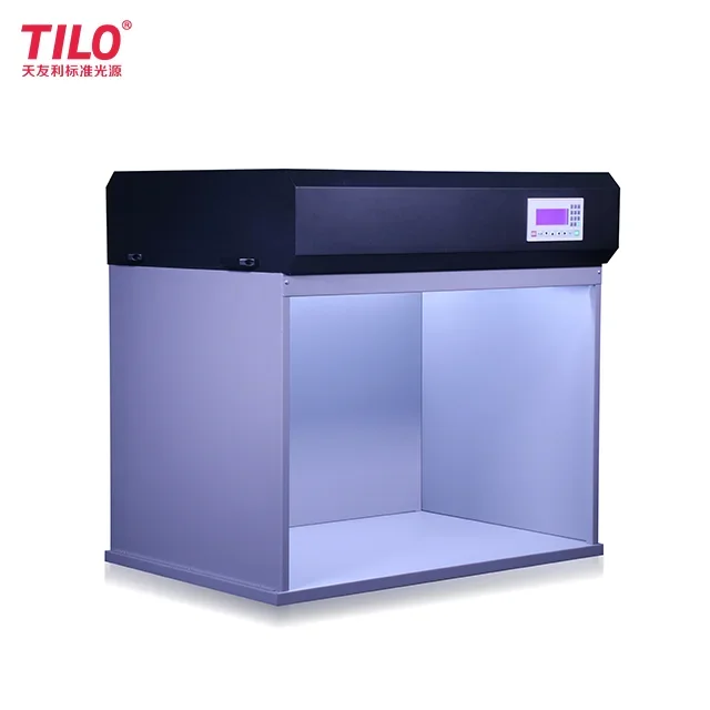 Фото Световой шкаф для оценки цвета 2026 T90-7 LED для лабораторий, замена X-Rite Spectral Light QC №1