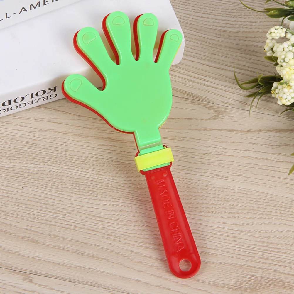 

12pcs Hand Clappers Noisemakers Colorful Noisemakers for Game Event Decorative Cheering Prop Party Favors