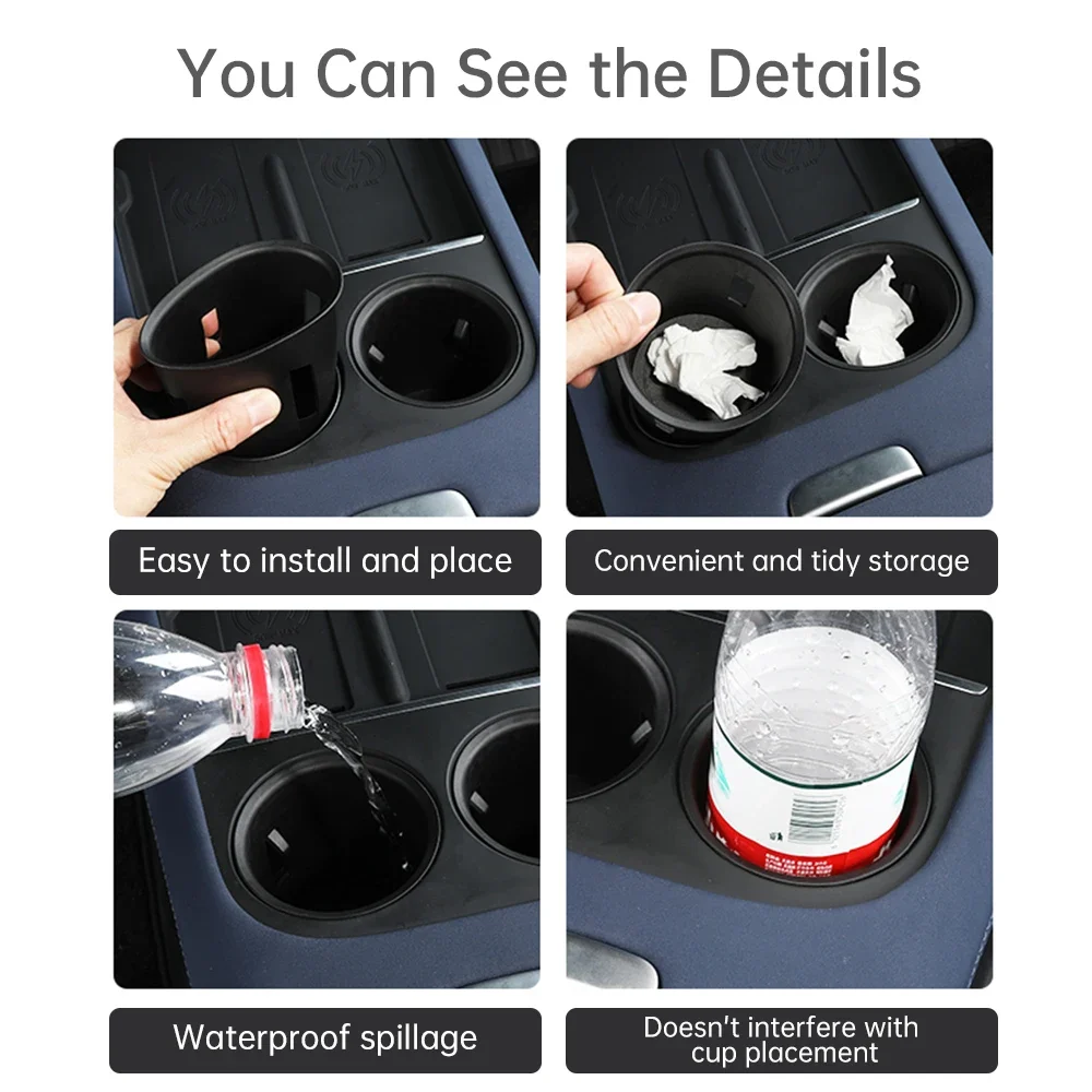 Для Xpeng G6 2023 2024 Xiaopeng центральный контроль ограничитель чашки для воды силиконовый