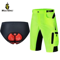 wosawe summer men cycling shorts breathable downhill middle pants quick dry bicycle riding sportswear mtb bike middle trousers