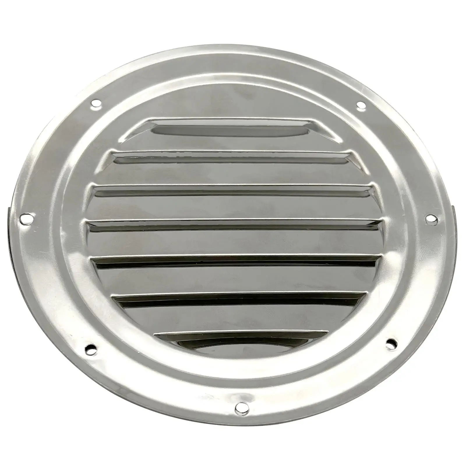 

316 Stainless Steel 5" Round Louvered Air Vent, Corrosion Resistant Marine Vent Ventilation Ventilator Cover Fit for Boat Yacht