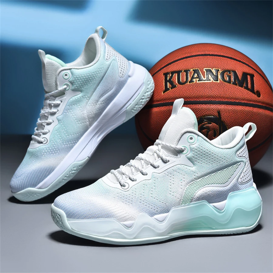 Basketball Shoes Men Top Quality Breathable Cushioning Non-Slip Outdoor Sports Shoes Gym Training Athletic Basketball Sneakers