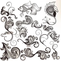fishtail pattern clear stamp for scrapbooking rubber stamp seal paper craft clear stamps card making