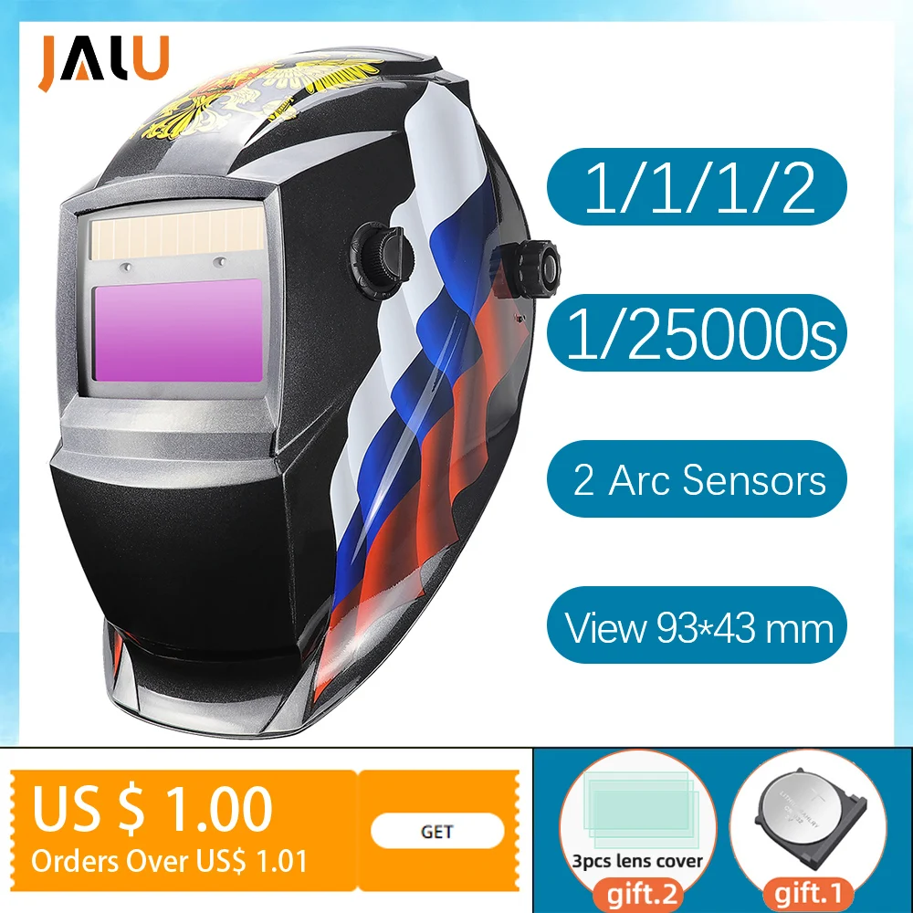 

Automatic Welding Helmet Electric Welding Helmet Solar Auto Darkening TIG MIG Plasma Cutter Welder Lens Mask Electrician Hood