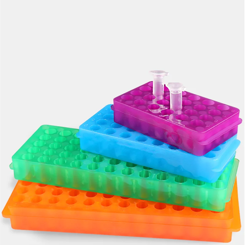 

1pcs 24/32/60/80/96 holes Double-sided plastic centrifugal pipe rack Lab PCR /EP tube Holder 0.5/1.5/2ml centrifuge tube shelf