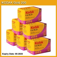 kodak gold 200 35mm film 36 exposure per roll fit for m35 m38 camera expiration date 052023