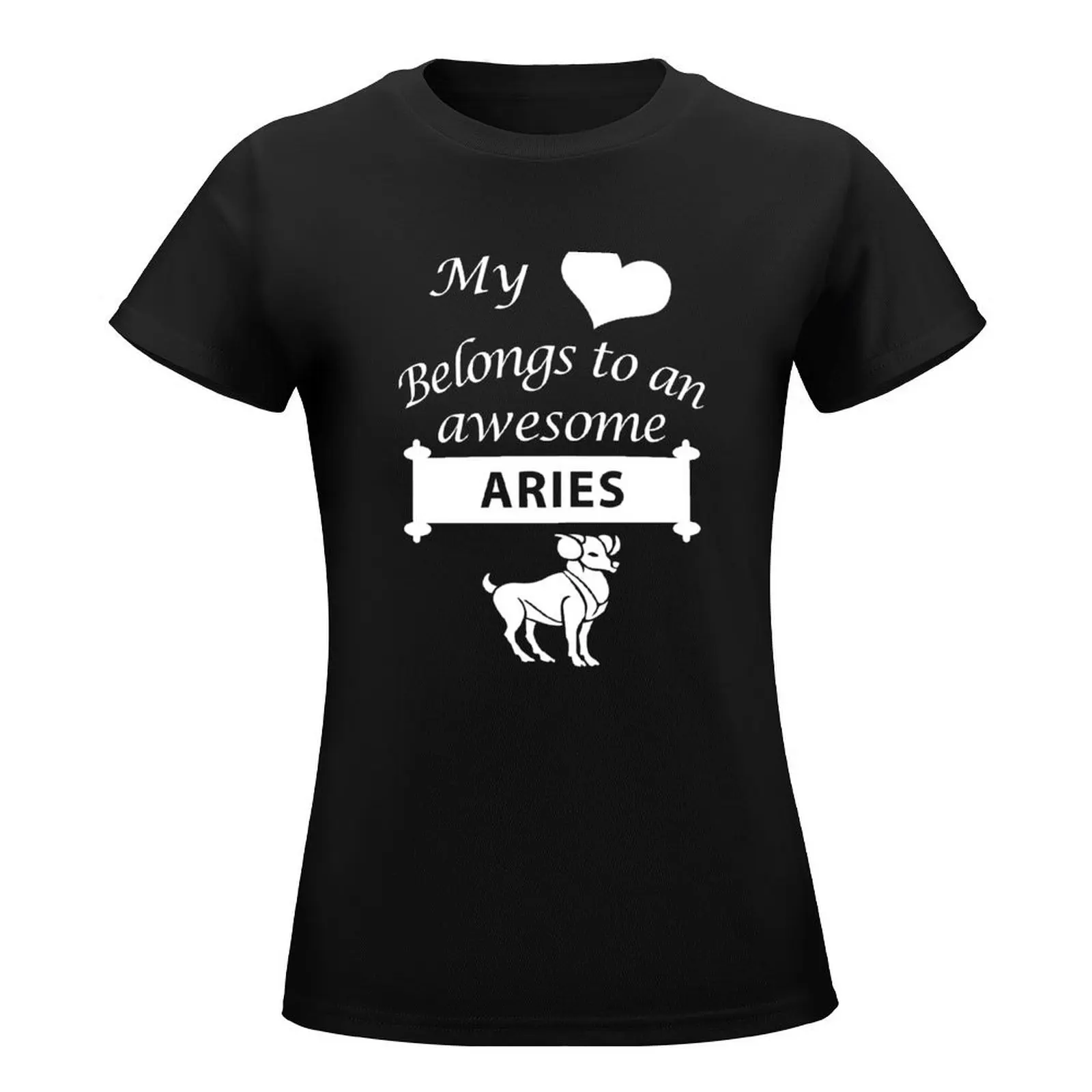 Футболка с принтом зодиака Овен любовник мое сердце футболка животным для