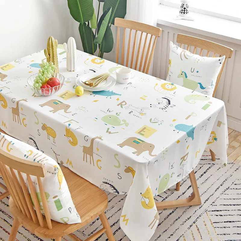 

2023 tablecloths waterproof and oil disposable the artroom small qing painting paintings_Jes1014