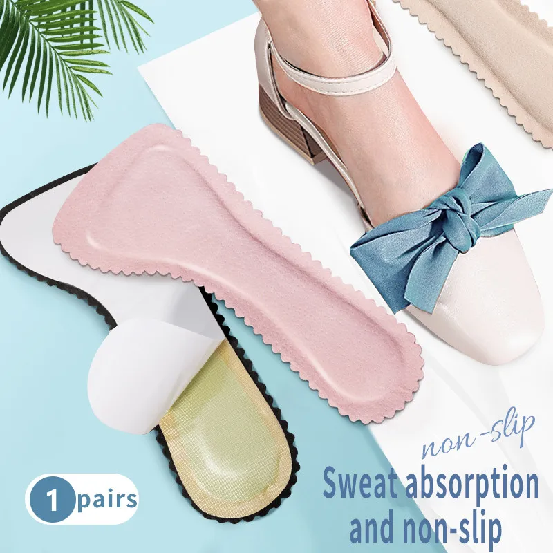 

UPAKME Sandal Insole for Women Sweat-absorbing Deodorant High-heeled Shoes sole Stickers Seven-point Pad Soft Bottom Comfortable