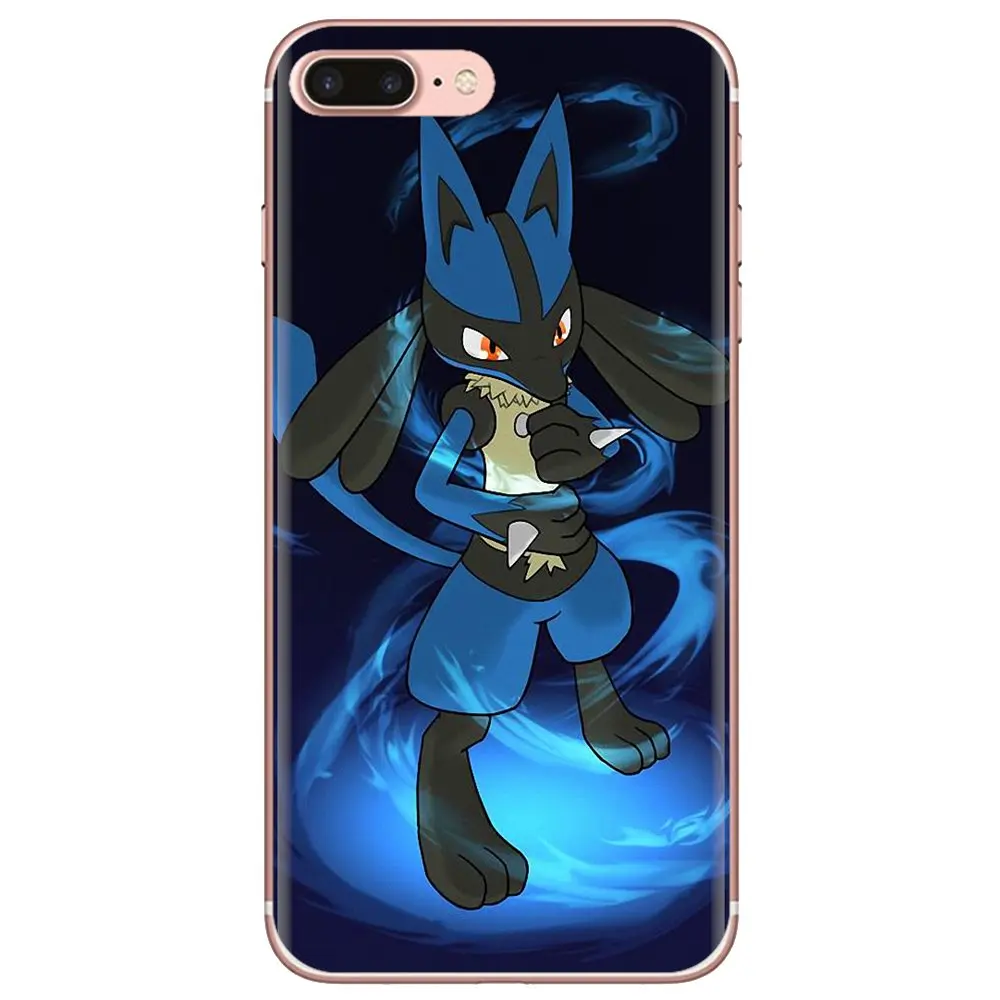 Прозрачные чехлы из ТПУ для Motorola Moto G5 G5S G6 Z Z2 Z3 C G G2 G3 X4 E4 E5 Play Plus Pokemon Good Mega Lucario Fan |