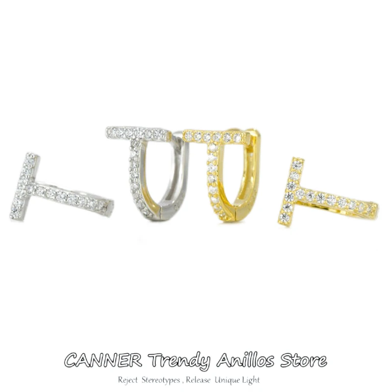 

Женские серьги-кольца из серебра 925 пробы с крестиком