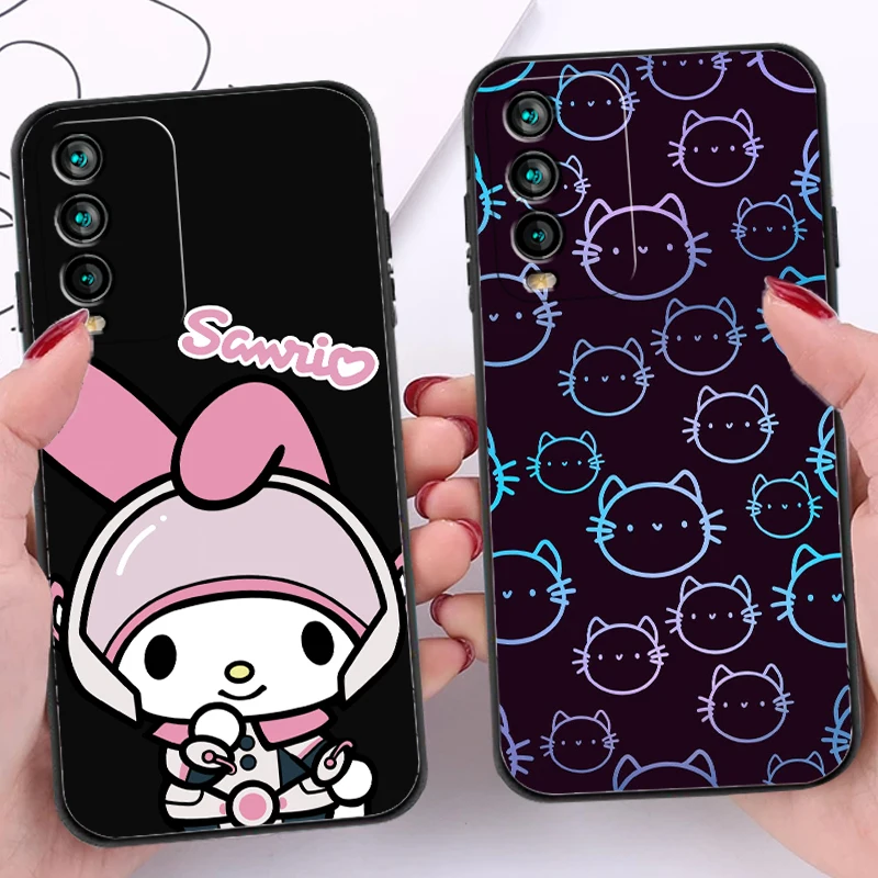 

TAKARA TOMY Hello Kitty Phone Cases For Xiaomi Redmi 9AT 9 9T 9A 9C Redmi Note 9 9 Pro 9S 9 Pro 5G Carcasa Coque Back Cover