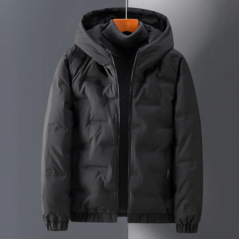 Men's Winter New Thick Tide Brand Cotton-padded Jacket Youth Winter Coat Hooded Down Cotton-padded Jacket Seven Colors Optional