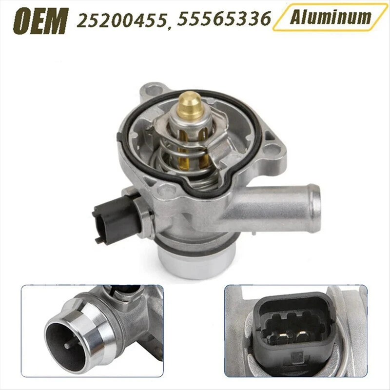 Car Engine Coolant Thermostat 55565336 55593034 For Chevrolet Cruze Sonic Trax Buick Encore 1.4L Opel 2011-2018