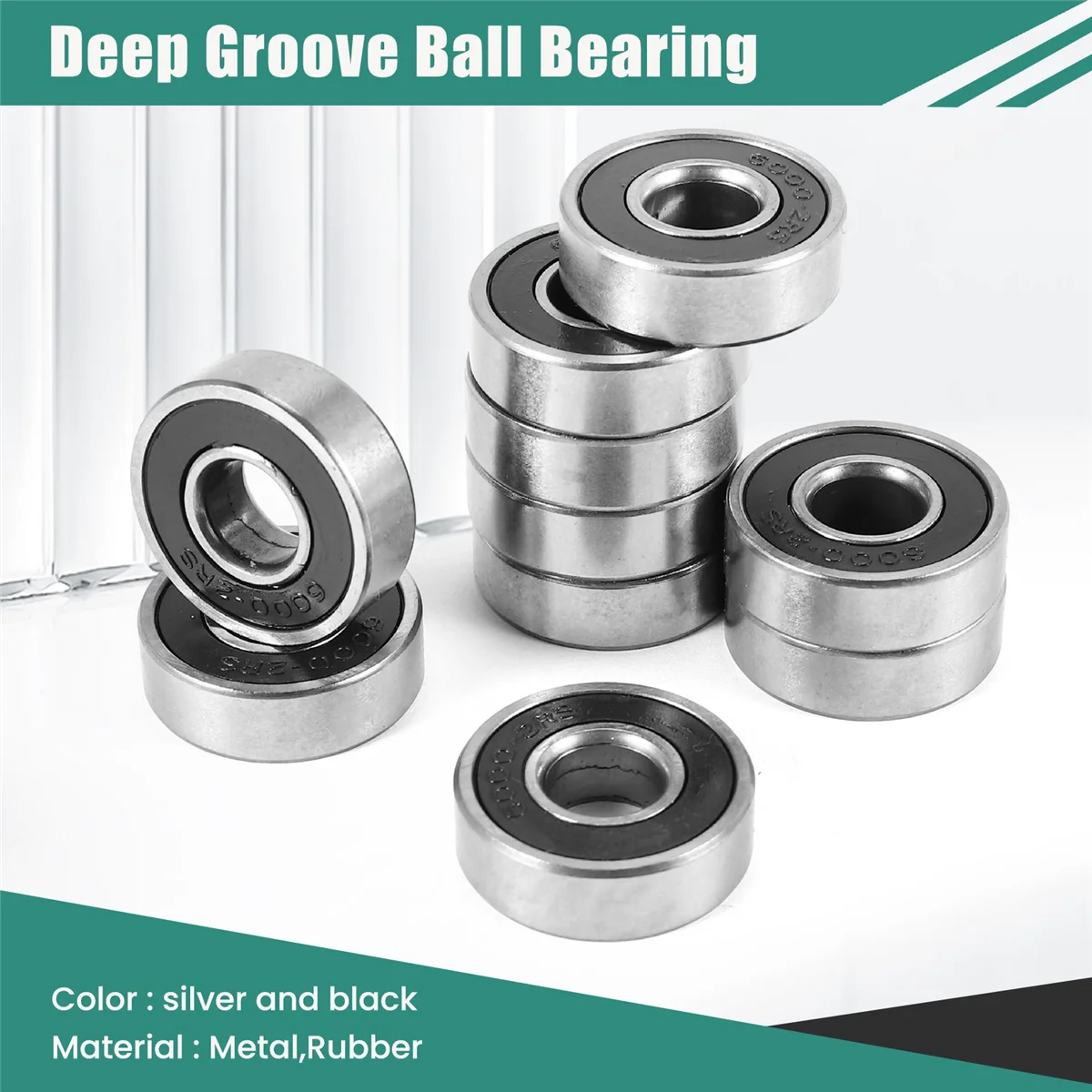 10 шт. 6000RS экранированная радиальная глубокая канавка мм x 26 8