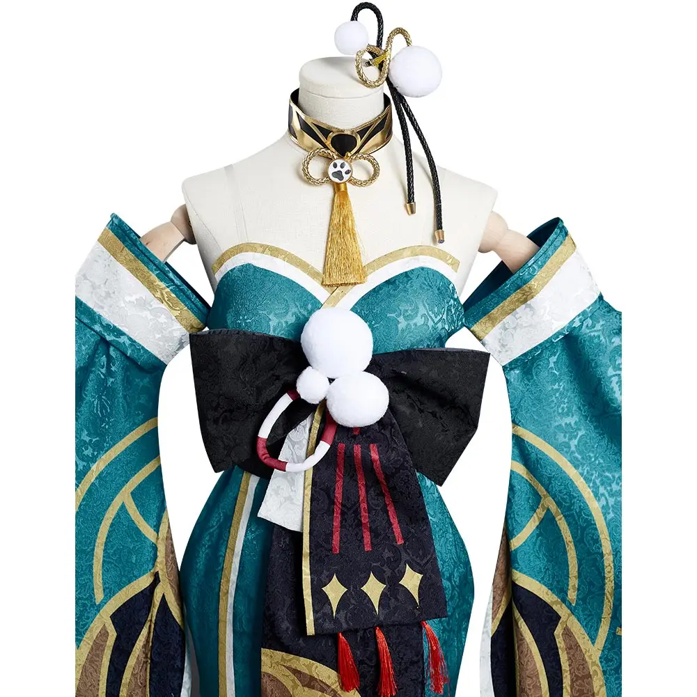 Genshin Impact Ms Hina/Gorou Cosplay Costume Outfits Halloween Carnival Suit