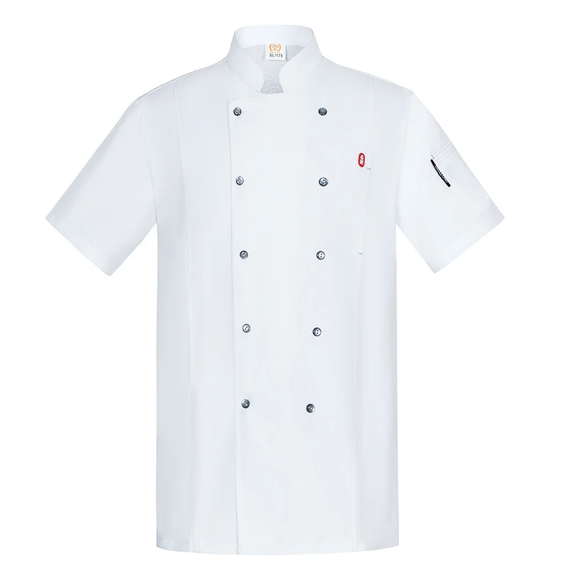 

Bakery Hotel Kitchen Jacket Unisex Master Chef Uniform Shirt Restaurant Catering Canteen Pastry Cafe Cooking Cook Coat Workwear
