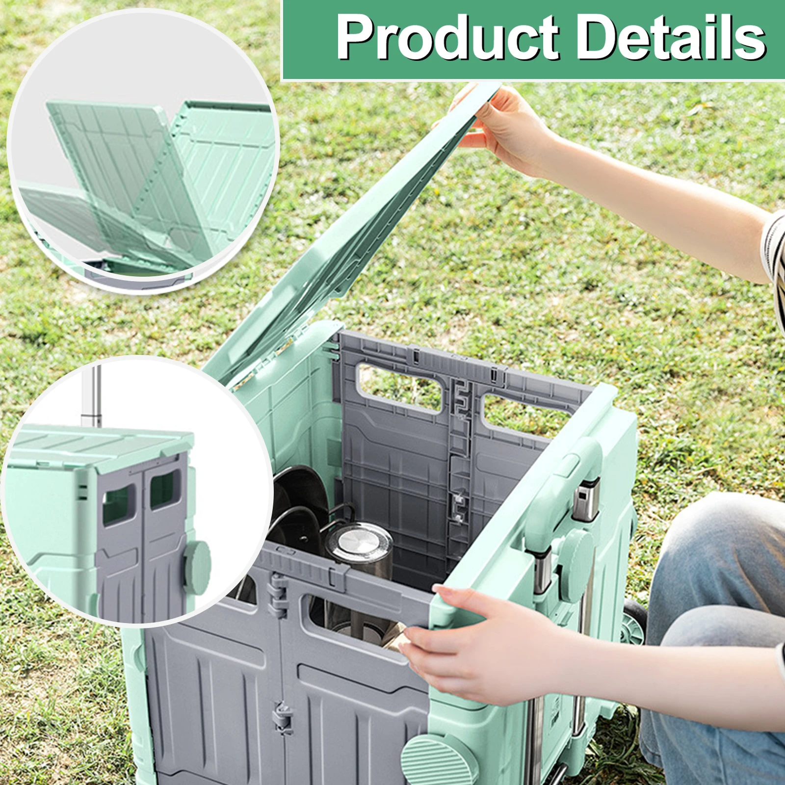 

Портативная Складная Тележка для покупок на колесиках для использования на открытом воздухе транспортное средство для дома курьерские и порты