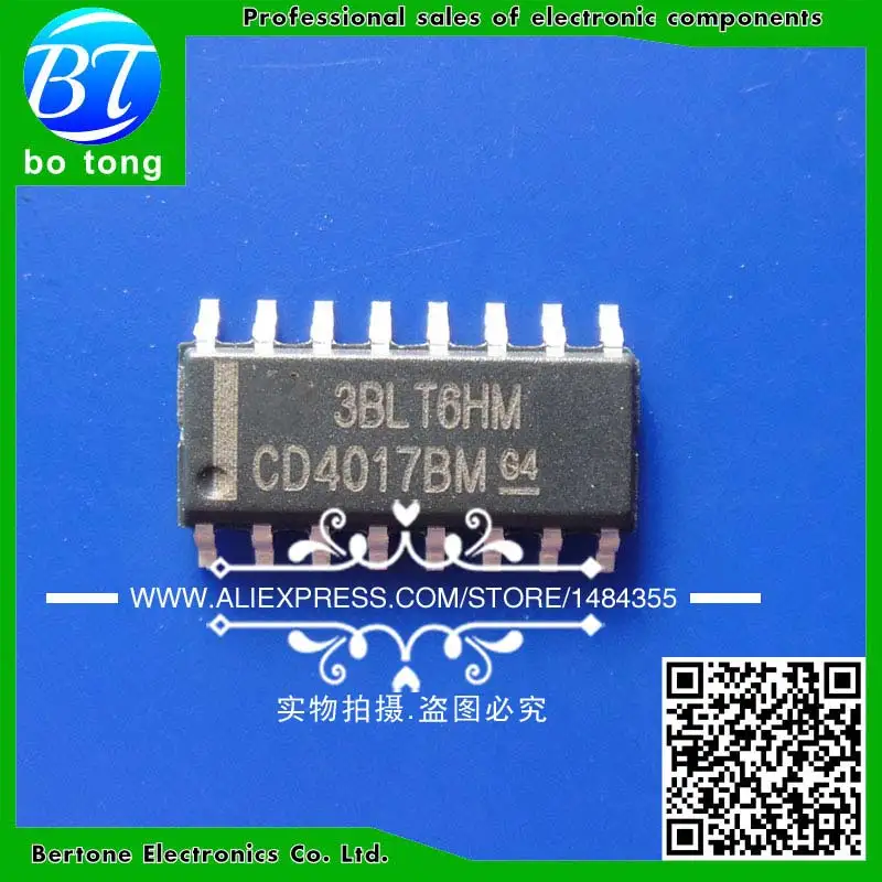 20 шт. CD4017BM SOP16 CD4017 SOP CD4017BM96 SMD новый и оригинальный IC