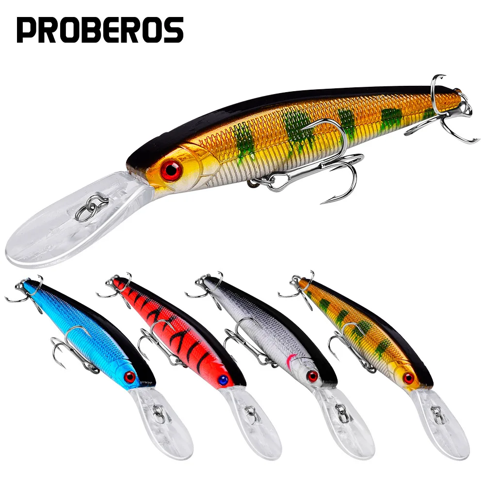 

DW1326A floating waterway sub-bait, 12.5cm/14g sub-bait bionic Mino bait