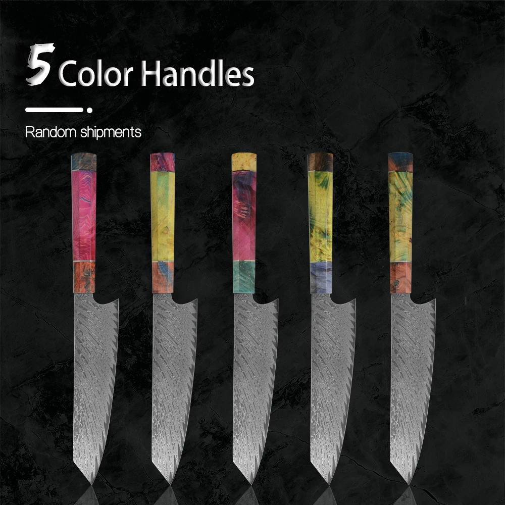 Xyj 8-дюймовый Высококачественный Нож из дамасской стали для нарезки ультраострый