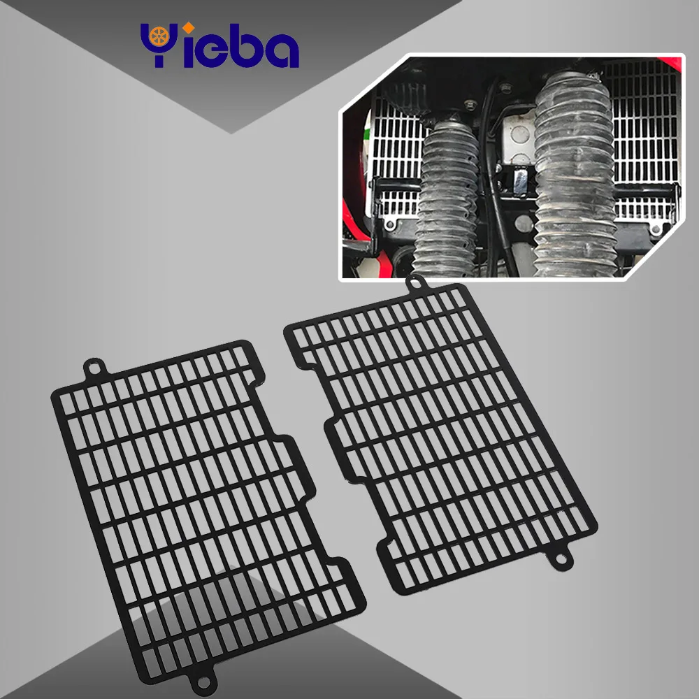 

Motorcycles Parts grill guard For HONDA XRV650 XRV 650 Africa Twin RD03 1988-1989 MOTO Radiator Grille Guard Cover Protection