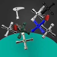 electric control cabinet car elevator cross key wrench water meter valve key inner triangle wrench multi purpose tool