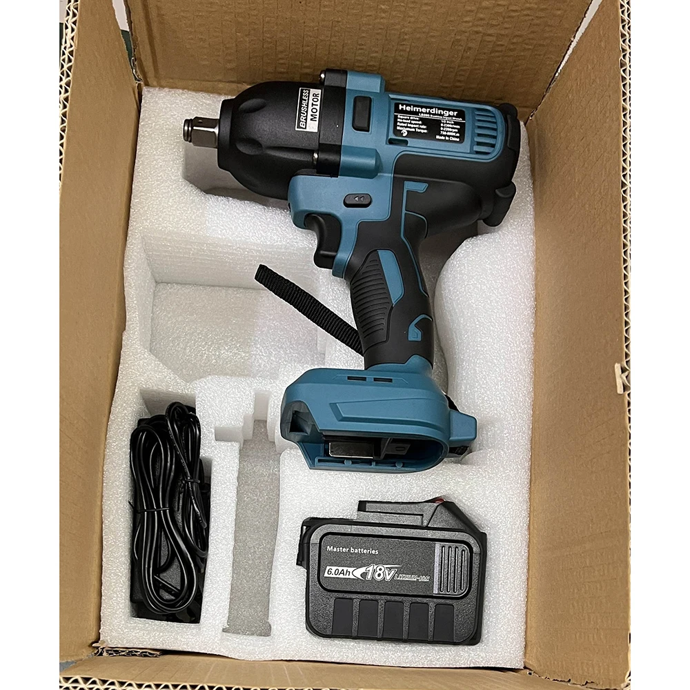 

Heimerdinger бесщеточный аккумуляторный ударный гайковерт 18В 800 Нм