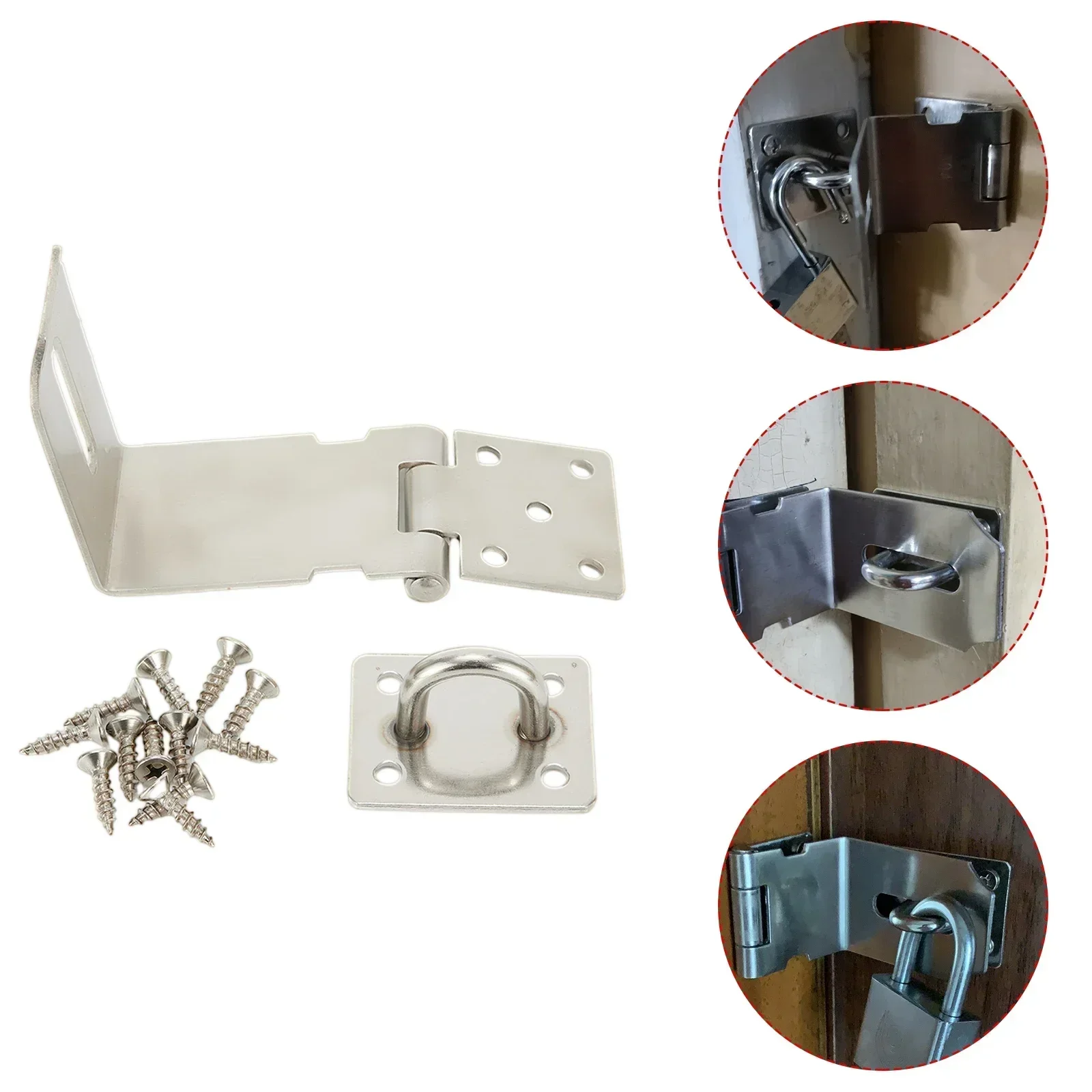 Дверной замок защелка засов из нержавеющей стали застежка для навеса инструмент