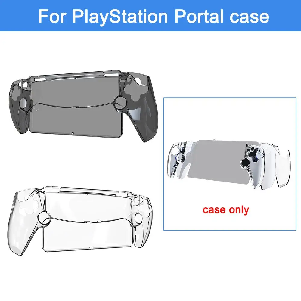 

For PlayStation Portal Skin Transparent PC Cover Ultra Slim Protector Case For PlayStation Portal Controller Handle Accesso G2F4