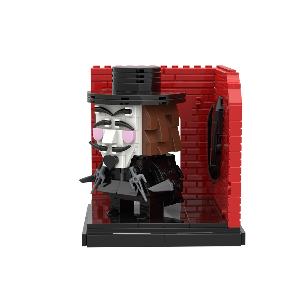 Фото Набор строительных блоков MOC V for Vendetta, 294 детали, модель маски антигероя Гая Фокса, игрушка из кирпичиков, подарок для взрослых №5