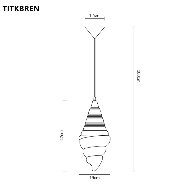 Цена Подвесные светильники для десертов в виде конусов для мороженого, креативная прикроватная Подвесная лампа для детской комнаты, подвесное о...