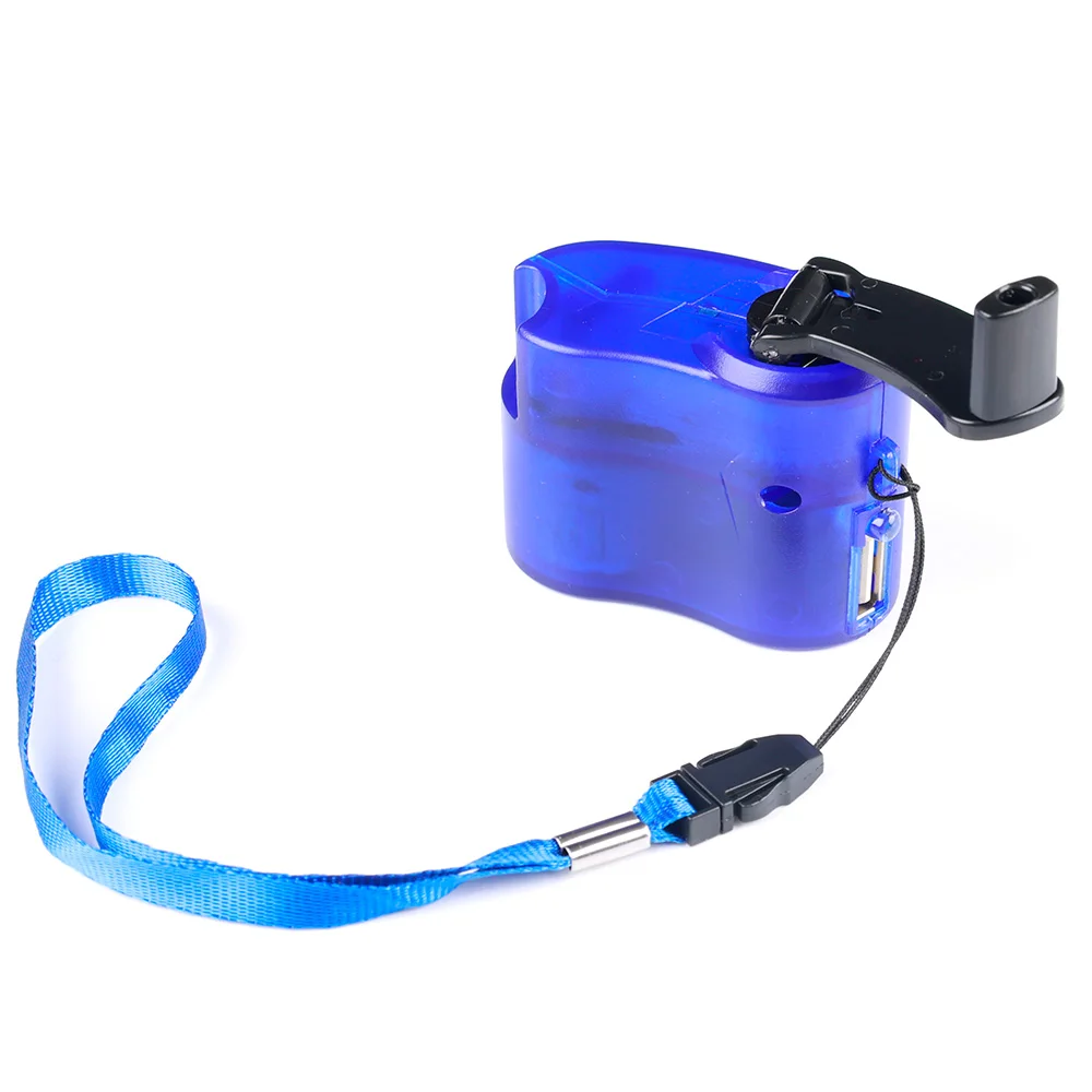 portable hand crank usb phone emergency charger for outdoor camping hiking sports travel equipment survival tools mini chargers free global shipping