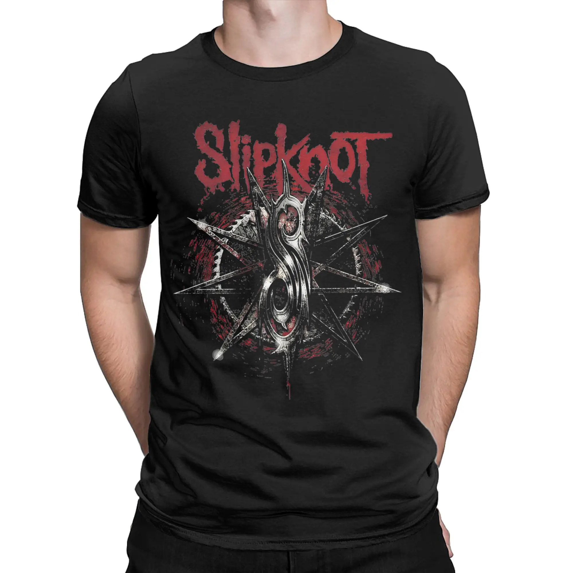Мужская и женская футболка S-Slipknots металлическая рок-группа музыкальная рубашка