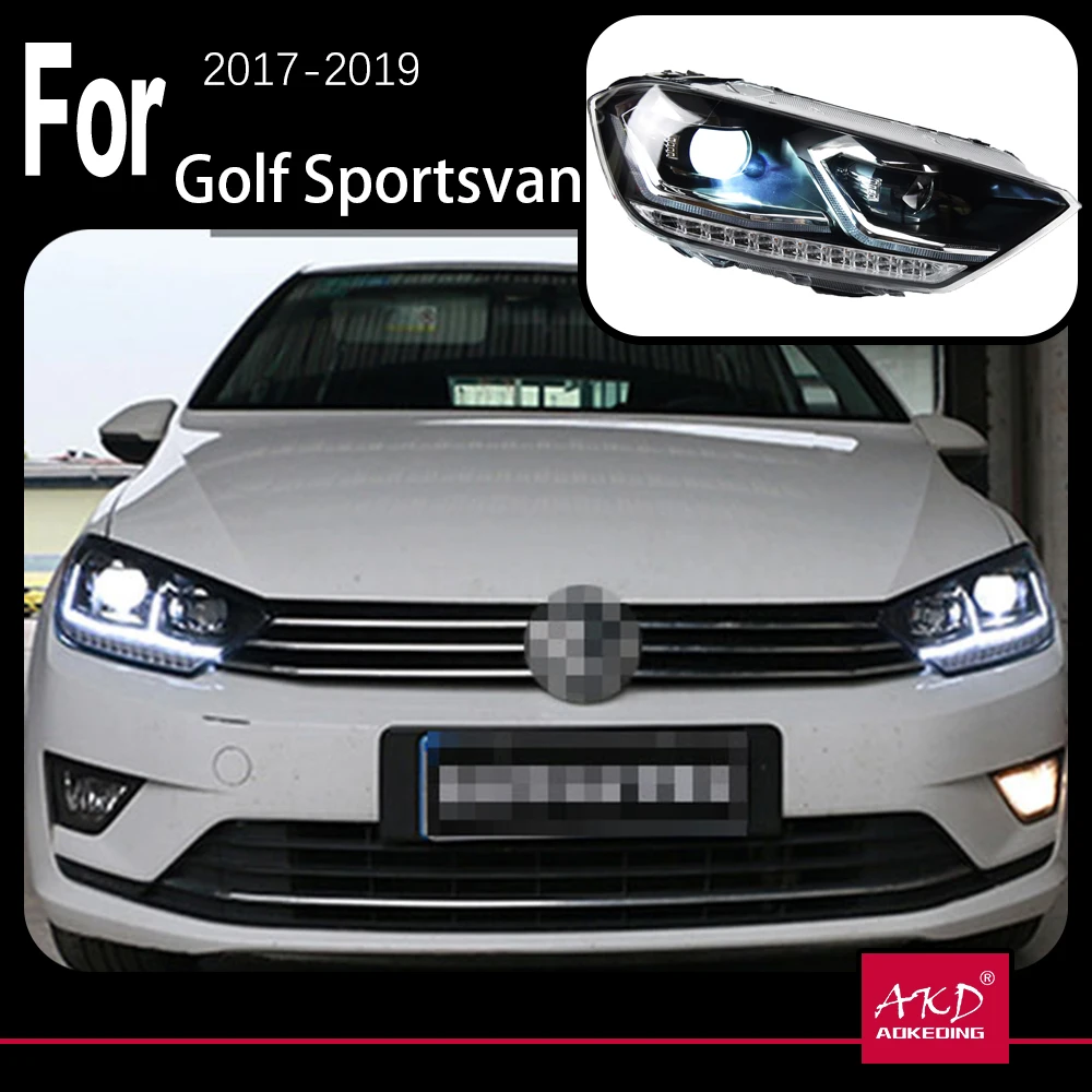 Запчасти AKD для моделей автомобилей VW Golk7 Golf 7 MK7 2013-2017 GTI светодиодный ры головного