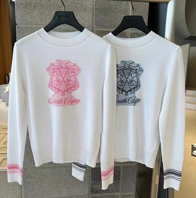 

Женская трикотажная футболка с длинным рукавом, круглым вырезом