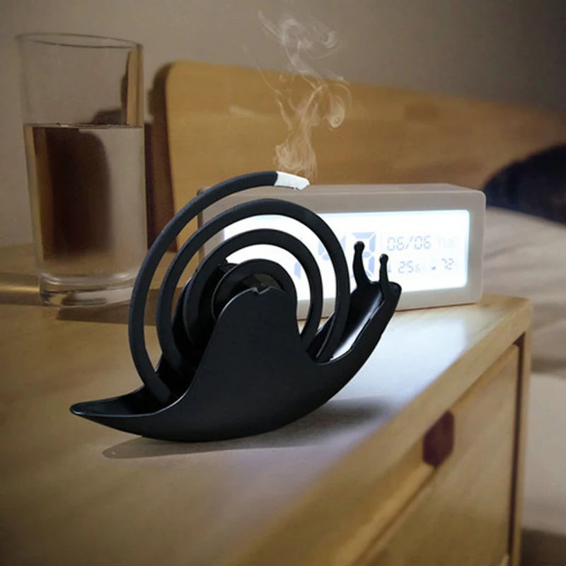 

Creative Wrought Iron Snail Mosquito Incense Coil Desktop Decoration Incense Burner Outdoor Camping Mosquito Coil Holder
