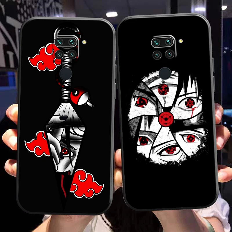 

Akatsuki Uchiha Itachi Sharingan Phone Case For Xiaomi Redmi Note 9 5G 9 Pro 9T Coque Funda Silicone Cover Carcasa Soft Back